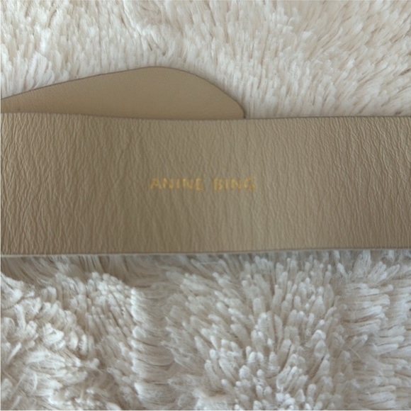 Anine Bing Belt in cream NWT - Picture 9 of 12